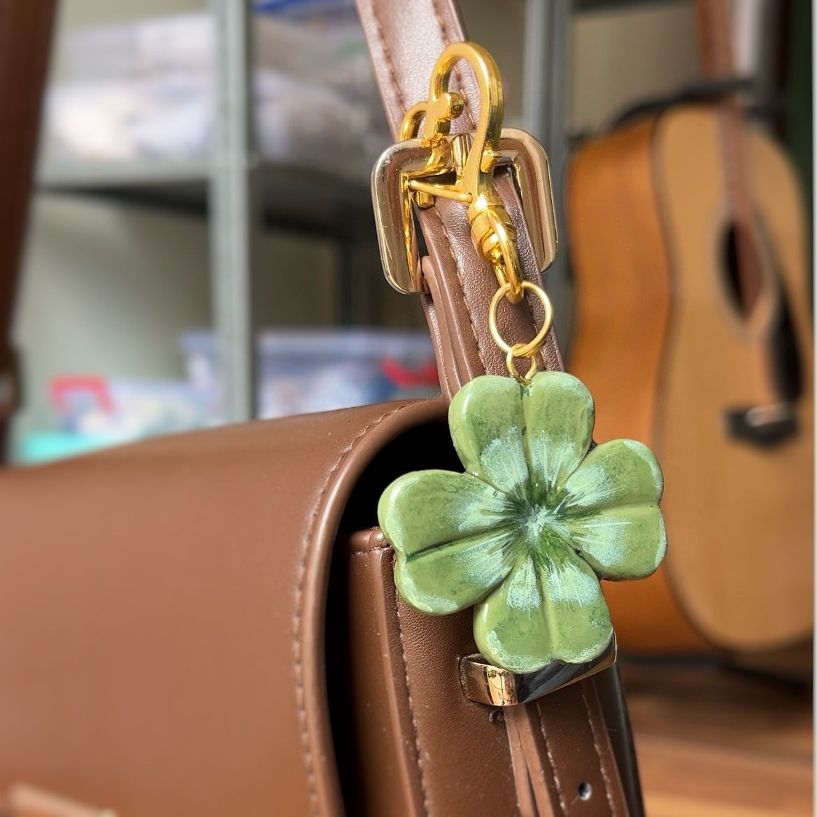 Clover Bag Charm