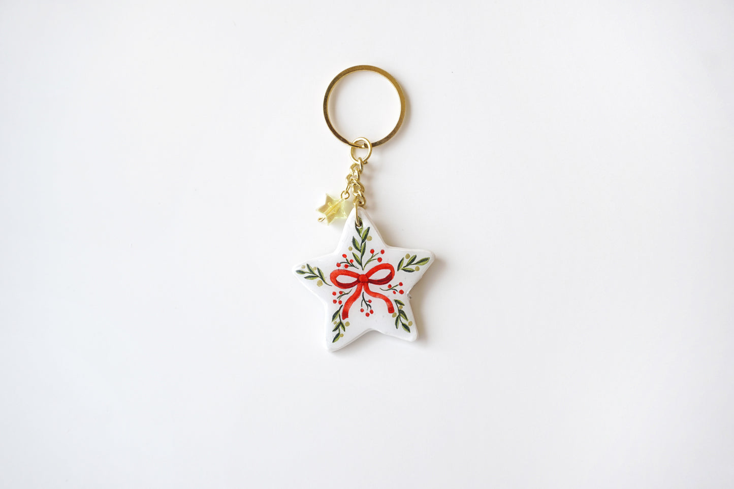 Handmade star keychain