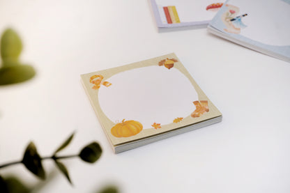 Green notepad