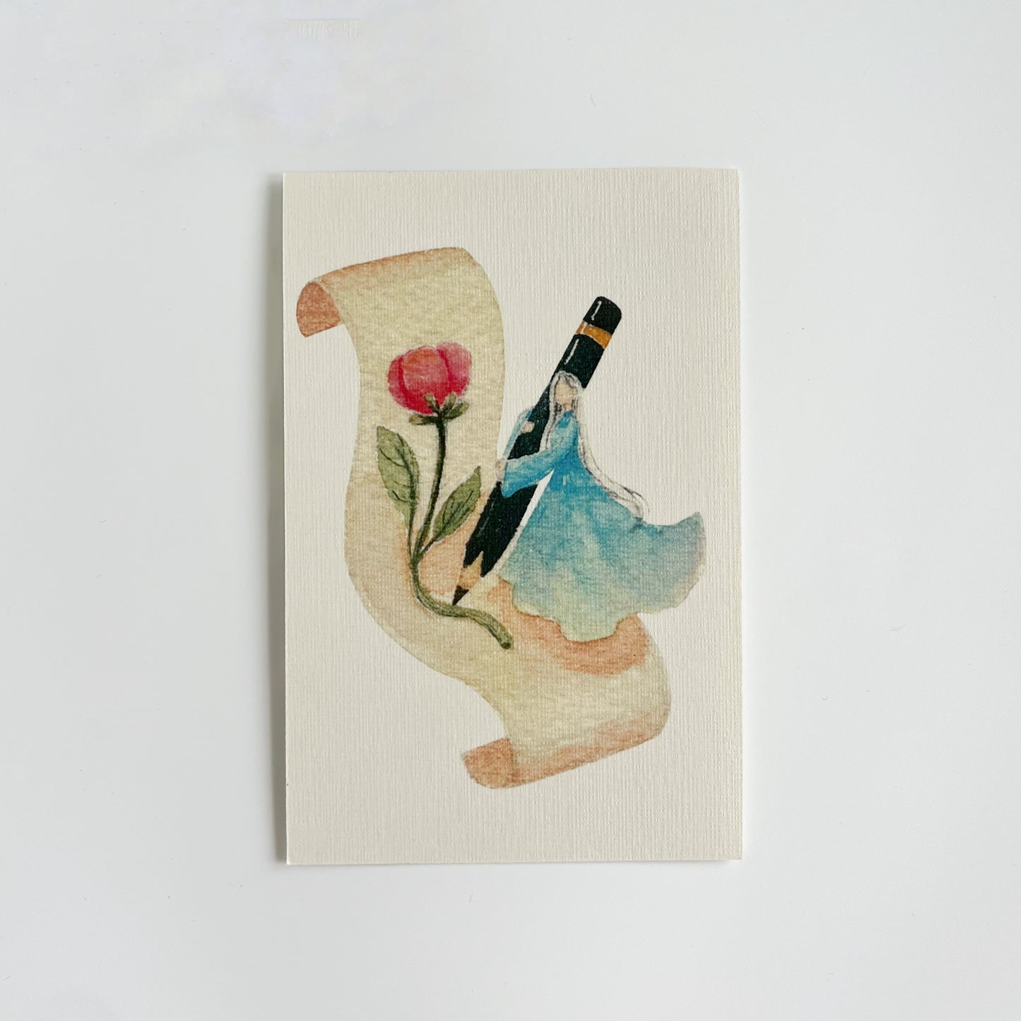 Watercolor Art Postcards