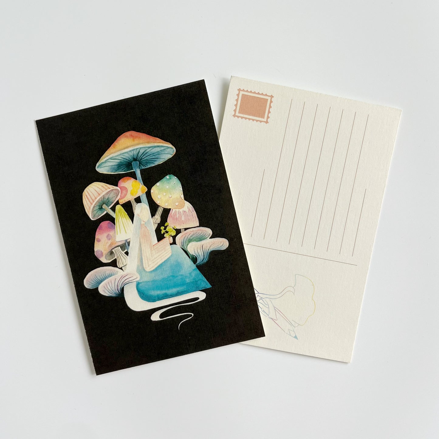 Watercolor Art Postcards