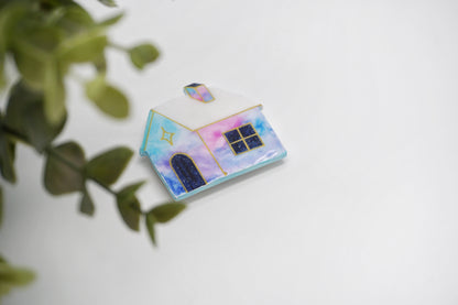 Handmade home fridge magnet
