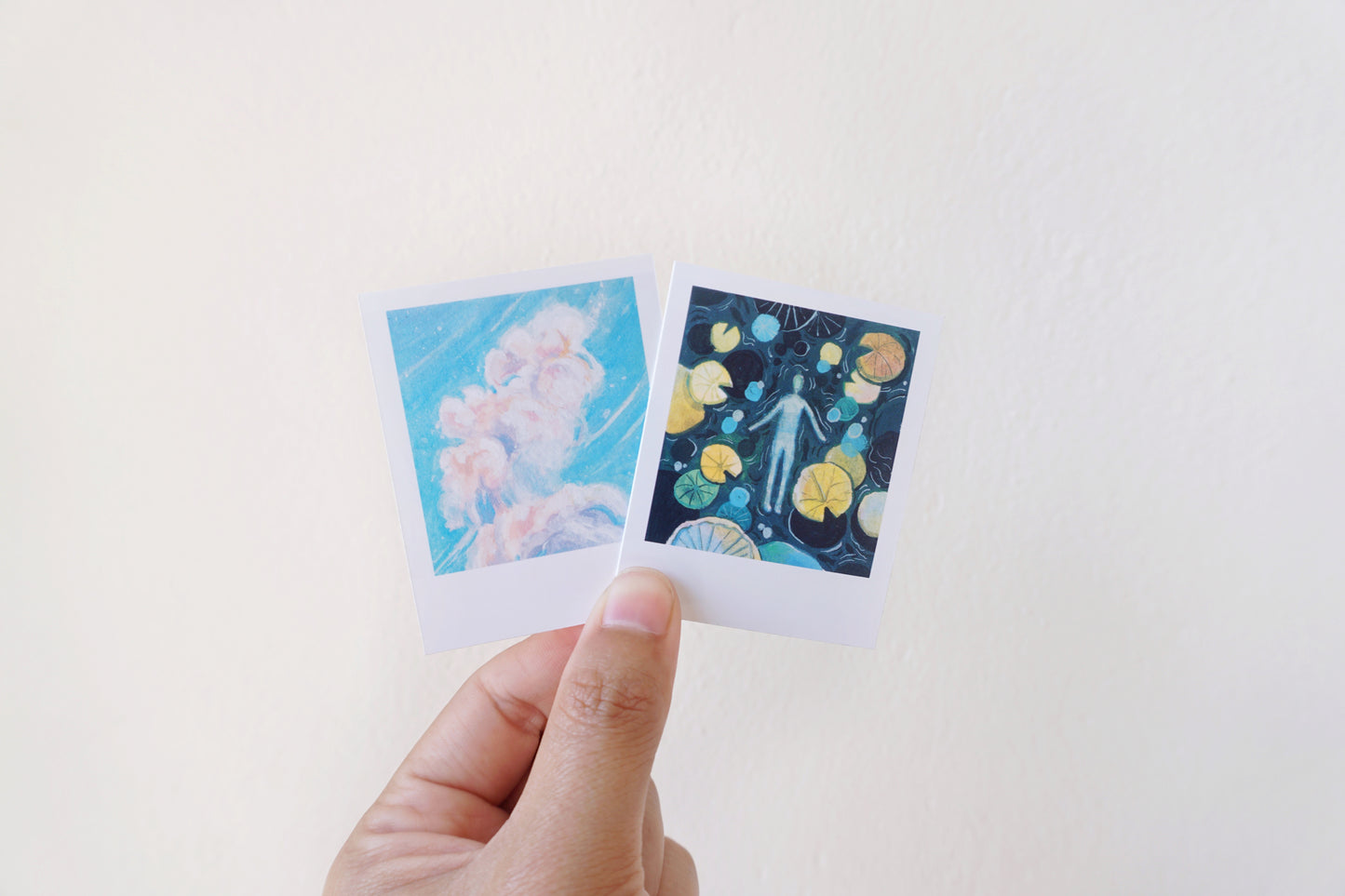 Polaroid paintings