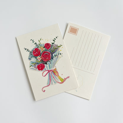 Watercolor Art Postcards