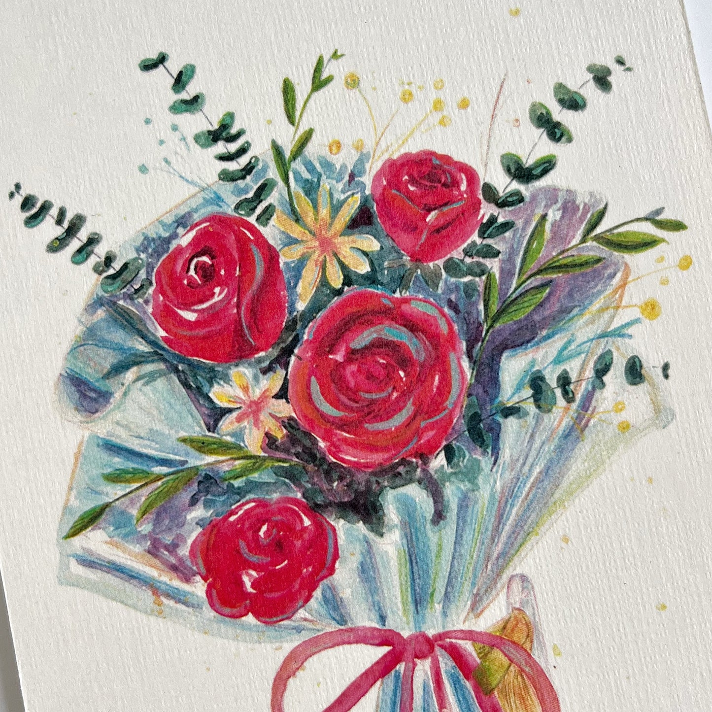 Watercolor Art Postcards
