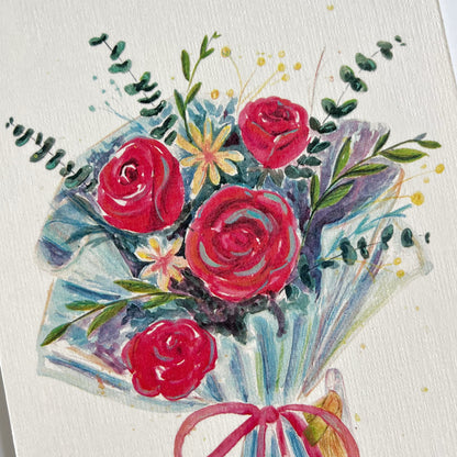 Watercolor Art Postcards