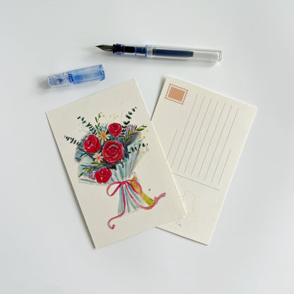 Watercolor Art Postcards