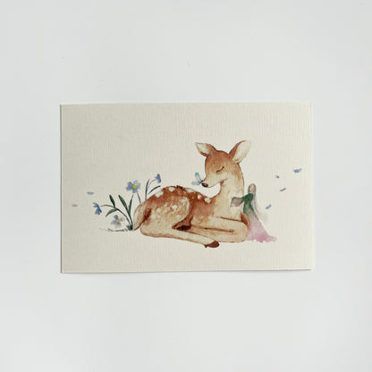 Watercolor Art Postcards