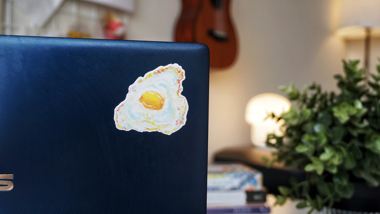 Single Sunny Egg Vinyl Sticker