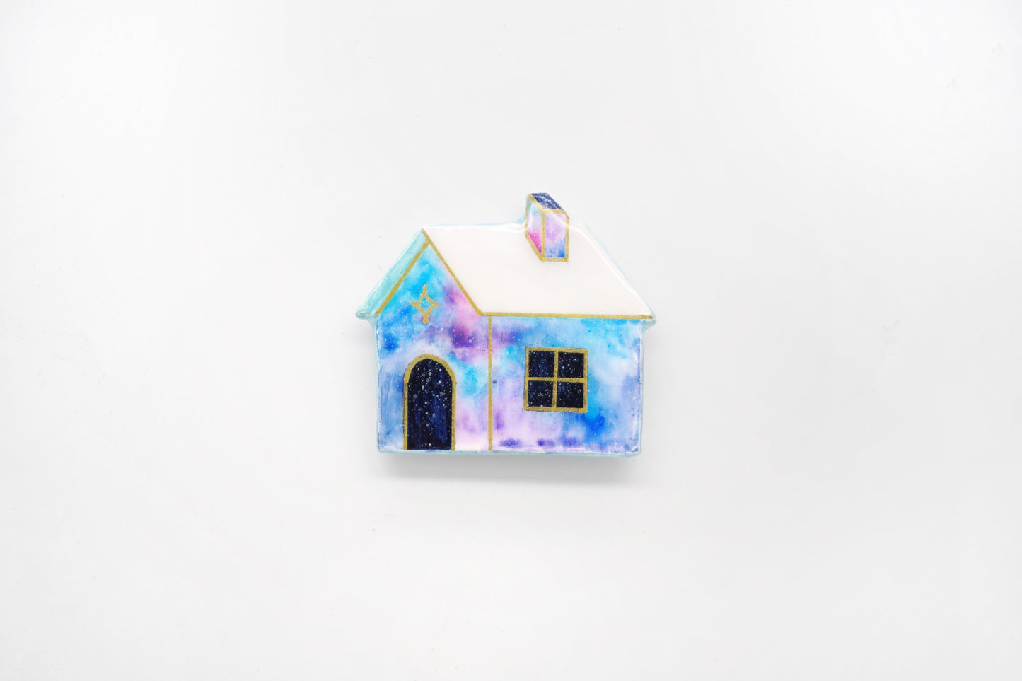 Handmade home fridge magnet