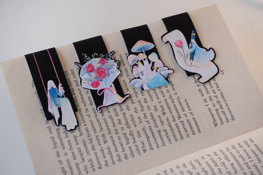 Magnetic bookmarks