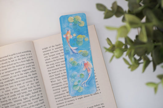 Koi fish bookmark