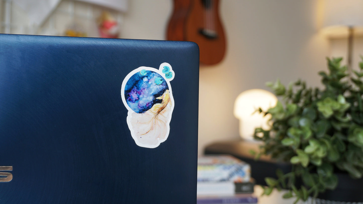 Single Koi Fish Sticker