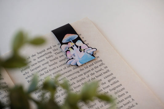 Mushroom magnetic bookmark