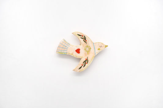 Handmade dove fridge magnet