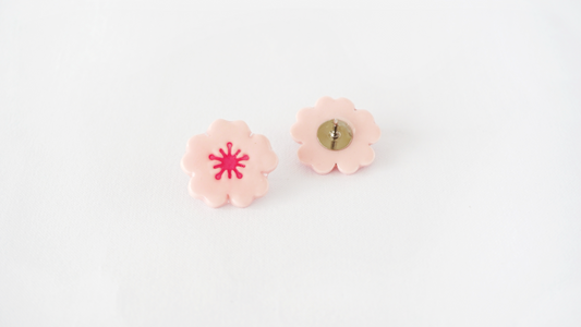 Sakura Clay Pin