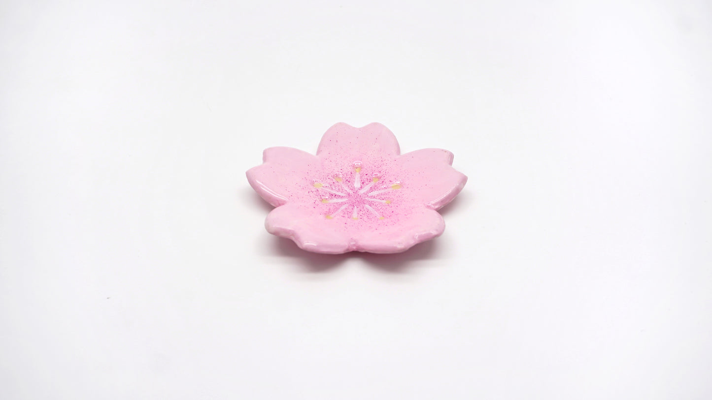 Sakura Clay Trinket Dish