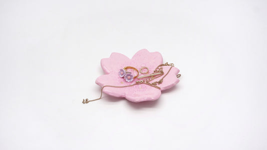 Sakura Clay Trinket Dish