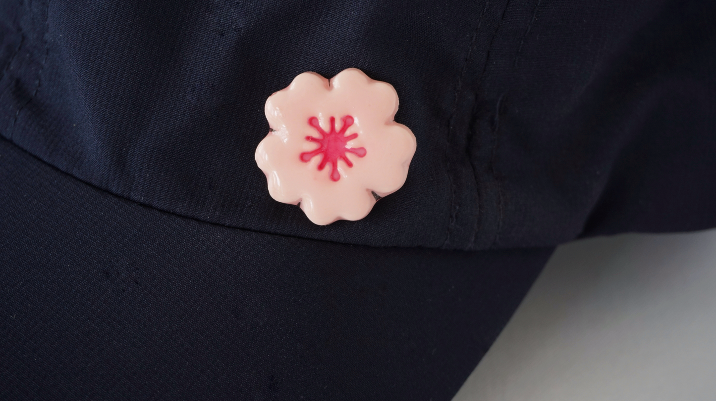 Sakura Clay Pin