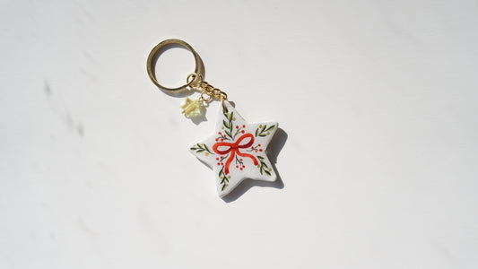 Handmade star keychain