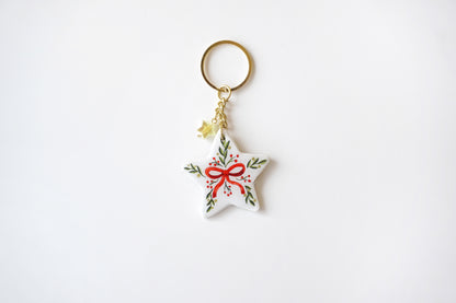 Handmade star keychain