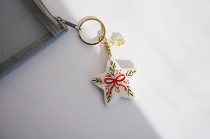 Handmade star keychain